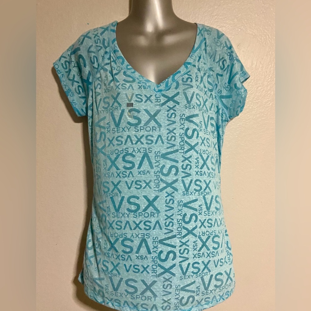 NWT Victoria's Secret Blue Sporty Top
